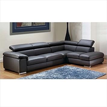 Amazon Com Esf Trading Inc Nicoletti Angel Leather Sectional