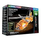 Laser Pegs Rescue Copter 6-in-1 Building Set Building Kit; The First Lighted Construction Toy to Ignite Your Child's Creativity; It's Your Imagination, Light It Up