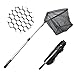 MadBite Fishing Net Safe Catch & Release Fish Landing Net, Foldable, Telescoping – Durable, Strong Yet Light Weight (20”/50cm)