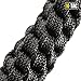M-Tac Helix Paracord Tactical Knife Lanyard with Skull Bead (Black)