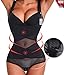 Gotoly Invisable Strapless Body Shaper High Waist Tummy Control Butt Lifter Panty Slim (M, Black)