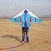 Besra 60inch Colorful Plane Kite Easy to Fly Aircraft Nylon Kite for Kids & Adults (Blue)