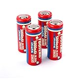 TUOFENG 26650 battery, 4 pack of 5000mAh 3.7 Volt Li-ion battery rechargeable Applicable for LED Flashlight Torches Electric tools Household Electric(Not for Vape devices)