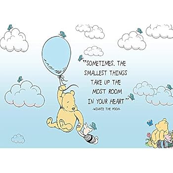 Amazon Com Classic Winnie The Pooh Backdrop Baby Shower 7x5
