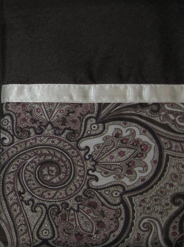 Amazon Com Waverly Paddock Shawl Brown Paisley Shower Curtain