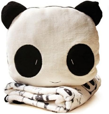Ddoai 2 in 1 Panda Warming Cushion Air Conditioning Nap Blanket Nice Gift