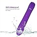 Electric Handheld Vibrator-10 Vibration Patterns - Silicone Bullet Vibrator - Waterproof Vibrator for Women, Powerful & Quiet Vibration - Packaged Handheld Vibrator, Purple, Lyps Annabelle