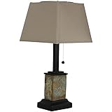 Sunnydaze Outdoor Solar Table Lamp, Contemporary