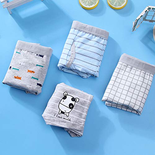 RAISEVERN Slip Boxer da Bambino Pantaloncini di Cotone Shorts Intimo Assortito 4 Pezzi Pantaloni Bambino Pantaloni di Sicurezza 2-3 Anni