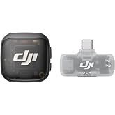 DJI Mic 3 (1 TX + 1 Mobile RX), Wireless Microphone | For iPhone 17/16/15 &amp; Android/Tablet/PC, Plug-and-Play, Noise Cancelling, Ultralight, Adaptive Gain Control, Vlog