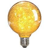 Elfeland Edison Globe Bulb Decorative Light Bulbs Fairy Christmas Light Bulb ( Bird Nest Design 50 LED String Lights inside E27 2200K 85-265V Energy Class A + )