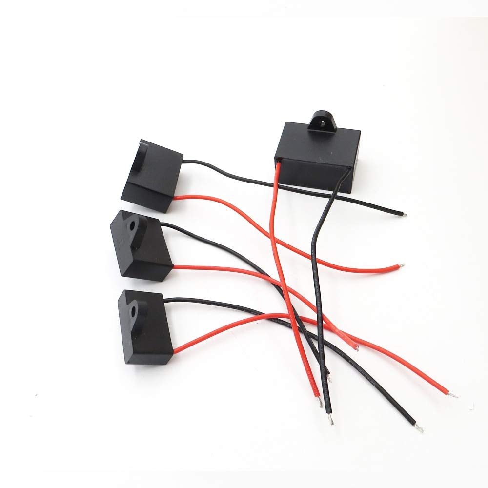 Amazon Com Davitu 2 Wires Motor Run Capacitor Cbb61 250v 1uf To
