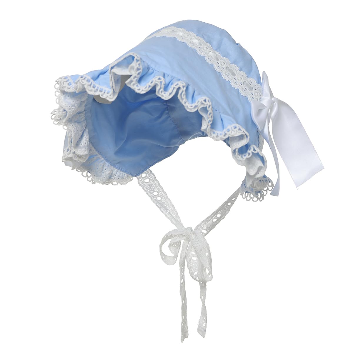 COSDREAMER Womens Victorian Bonnet Pioneer Colonial Pilgrim Bonnet Bonnet — image 1