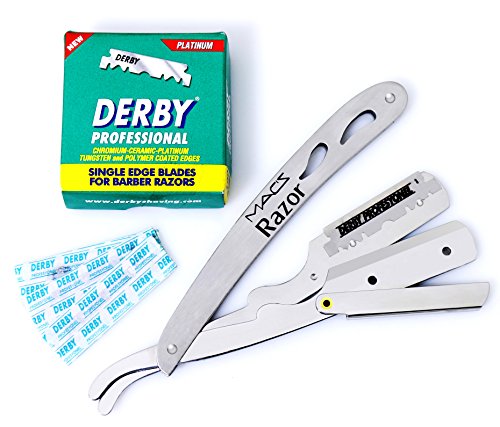 Macs Professional Stainless Steel Barber Straight Edge Razor