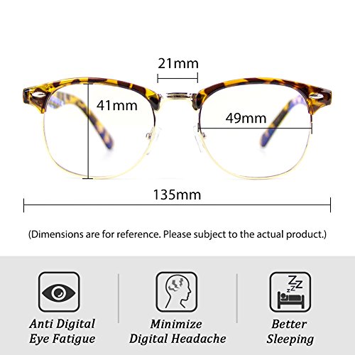 3 Cyxus+Semi+Rimless+Eyestrain+Computer+Browline