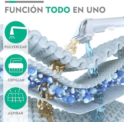 Aspirador de água para estofados haushof stainzapper, limpador de manchas de 400 w, limpa estofados para carpetes, aspirador de pó para estofados, sofá, 85 db