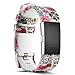 AIWELL Compatible for Fit bit Charge 2 Bands,Silicone Adjustable Replacement Sport Strap Printed Bands with Classic Buckle for Fit bit Charge2 HR,Fit bit Charge 2 Accessories Wristbands