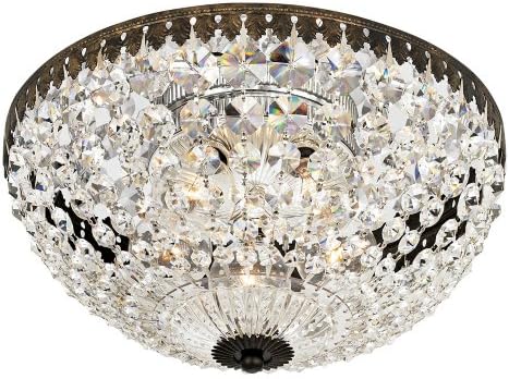 Schonbek Empire Spectra Crystal 12" Wide Ceiling Light