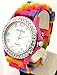 Geneva Rainbow Silicone Watch Fine Selected Quality
