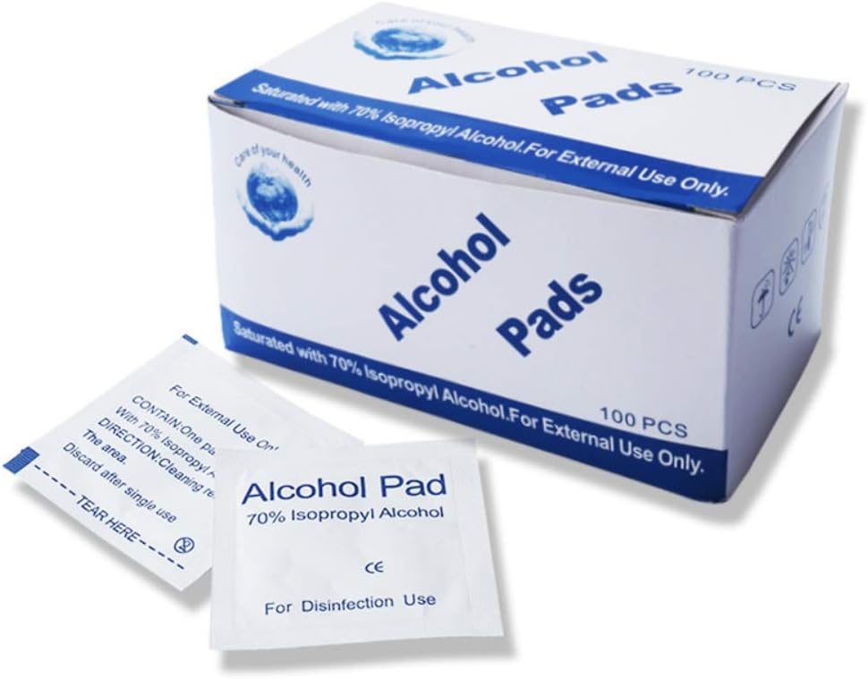 BREEZEY Disposable Prep Pads Clean Wounds Emergency Supplies Household Supplies