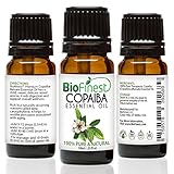 BioFinest Copaiba Oil - 100% Pure Copaiba Essential Oil - Aid Digestion, Promote Skin Healing - Premium Quality - Therapeutic Grade - Best For Aromatherapy - FREE E-Book (10ml)