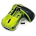 TDRTECH Wireless Car Mouse 2.4Ghz 3D DPI 1600 Cool Sport USB Gaming Mouse Mice for PC Computer Laptop Notebook Green