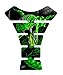Venom Green Snake Skull Motorcycle Sportbike Gas Tank pad Protector Guard Decal Sticker