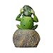 CoolPlus Frog Garden Decor Statue, Outdoor Lawn Ornaments and Figurines, Yard Decorations Art, Perfect for Patio Balcony Flower Stand Rack Indoor Desk. A Set of 3, [Original Design & Genuine Products]