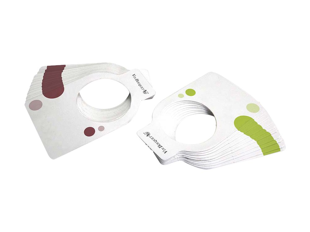 Vin Bouquet FIA 024 Bottle labels. Paper tags to write notes about your favourite wines