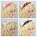 7Rainbows Boutique Triple Satin Flowers with Pearls Headbands for Girls (FS068)