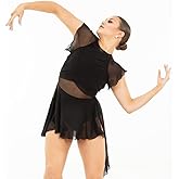 Alexandra Collection Dance Dress Flutter Sleeve Skirted Leotard Lyrical Costume