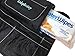 Kidplicity Universal Backseat Car Organizer – Tablet Touchscreen Holder – Multiple Pockets for Baby Kids Toy Storage - Wet Wipes Tissue Compartment Dispenser – Premium Kick Mat Back Seat Protector