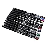 Eyeliner Pen, Kinghard 12 Colors Eyebrow Glitter Shadow EyeLiner Makeup Set Kit