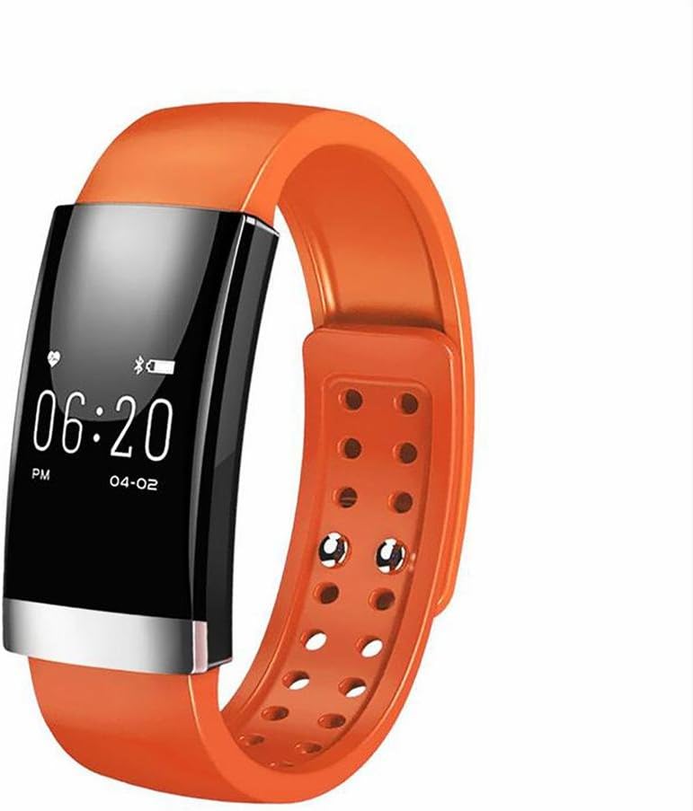 Smart bracelet LL Heart rate monitor cardiaco Fitness tracker pedometer cicret bracelet Waterproof, Orange