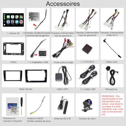 ACAVICA Car Radio for Renault Master, Opel Movano B and Nissan NV400, 13.1 Inch QLED Touch Screen, Android 15, CarPlay and Android Auto Wireless, 4G LTE, DSP Sound, Bluetooth 5.0, Navigation
