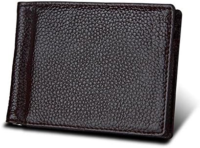 XingJue Men RFID Leather Wallet , Slim Thin Bifold Wallet With Money Clip Card Holder