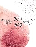 Ten Years 2019-2028 Monthly Calendar Planner: Ten Years | January 2019 to December 2028 Monthly Calendar Planner For Academic Agenda Schedule ... WaterColor Design (10 Years Calendar Planner) by Kay K. Pardee