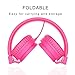 ONTA Kids Headphones for Boys Girls - Child Student Headset Wired Plug Toddler Earphones School Teen on Ear for Ipad | Computer | Smart Phone | Amazon Fire Tablet | Laptop | Plane Travel | Game, Pink