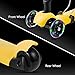 Toddler Scooter Micro Mini Kick Scooter with Removable Seat, LED Flashing Wheels and Adjustable Handlebar for Children Boys Girls Age 1-7 (Yellow)