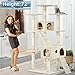 BestPet Cat Tree Cat Tower Cat Condo 72 inches Tall Multi-Level Playpen House Kitty Activity Tree Center with Funny Toys