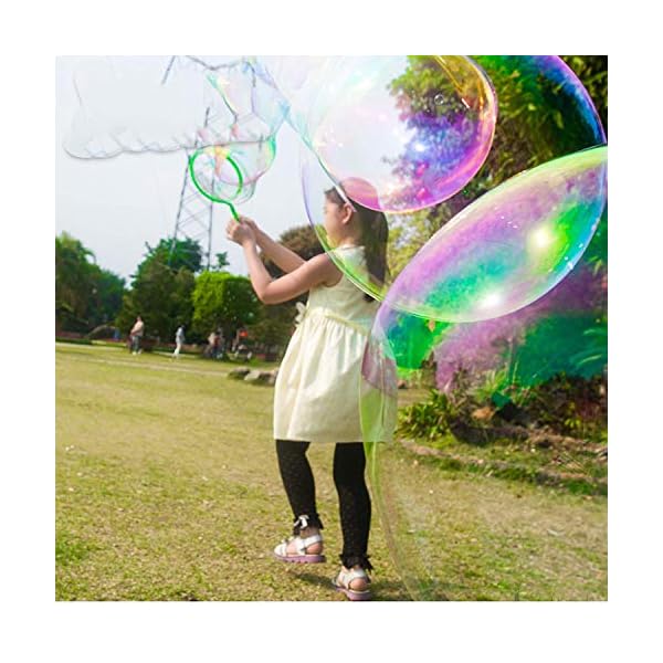 Guilty Gadgets Giant Bubble Wand Fun Amazing Kit Magic Enormous Huge Bubbles Gift Outdoor Garden Toy