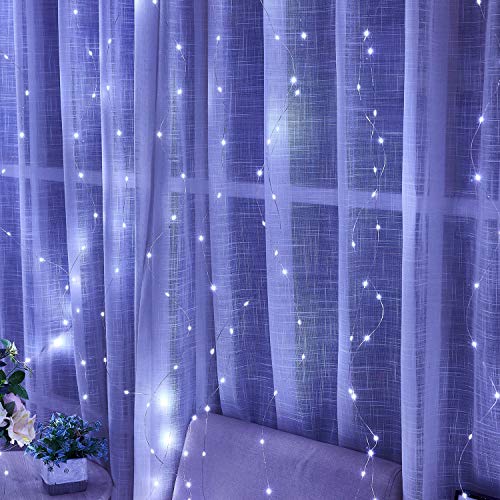 Curtain String Lights for Bedroom Twinkle 300 Led Fairy String Lights