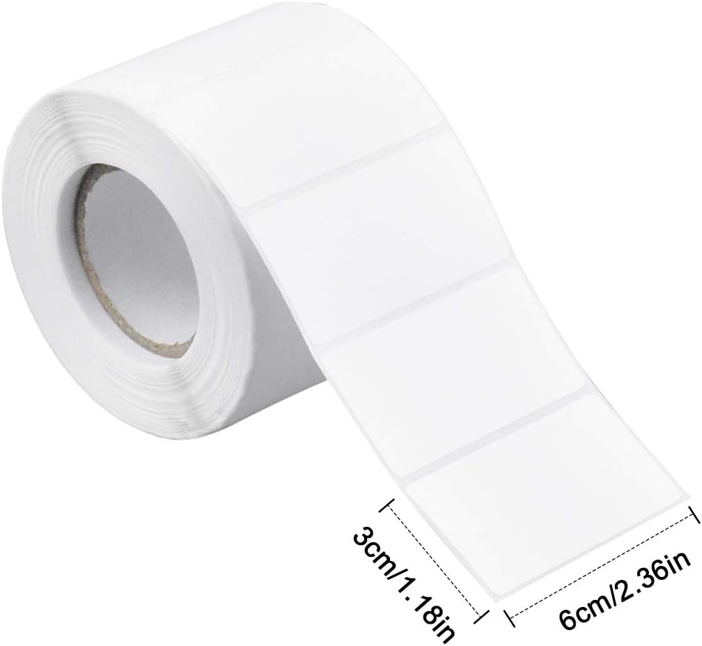 800pcs Small Sticky Labels, Self Adhesive Pricing Labels for Printer ...