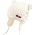 Duoyeree Kids Baby Hat Soft Warm Cable Knit Beanie Toddler Girl Fall Winter Hats