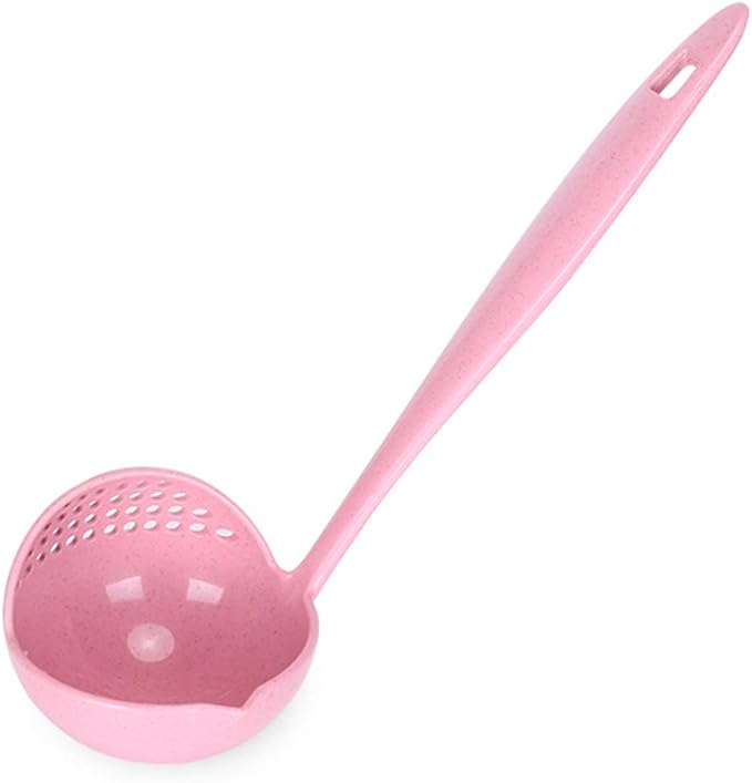 Kitchen Rubber，Soup Ladle Set of 4 Beige, Pink, Blue