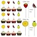 ONINIT Second Birthday Party Decoration Sets for Kids 2nd Birthday Baby Shower Summer Fruits Theme Party