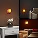 (Upgraded) AMIR Salt Lamp, Natural Himalayan Crystal Salt Light with 4 Bulbs (2 Colorful Bulbs), 11.2oz Mini Hand Carved Decoration Night Light with UL-Approved Wall Plug, 2 Pack