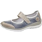 Rieker L32B5 Nikita Slip-On Women's Shoes - Lightweight Mary Janes with Adjustable Strap and Premium Cushioning Footbed - Comfort and Support for All-Day Wear