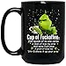 GRINCH CUP OF FUCKOFFEE 15 oz. Black Mug