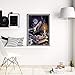 DIY 5D Diamond Painting Kits for Adults Kids Round Full Drill Crystal Rhinestone Embroidery Arts Craft for Home Wall Decor (11.8 x 15.8 in)